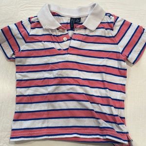 Janie and Jack toddler striped short sleeve polo